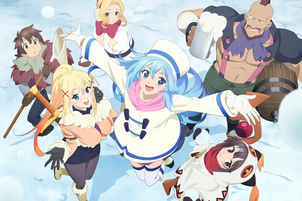 Ilustração do post: KonoSuba 4: Anuncio surpresa que vai incendiar os fãs